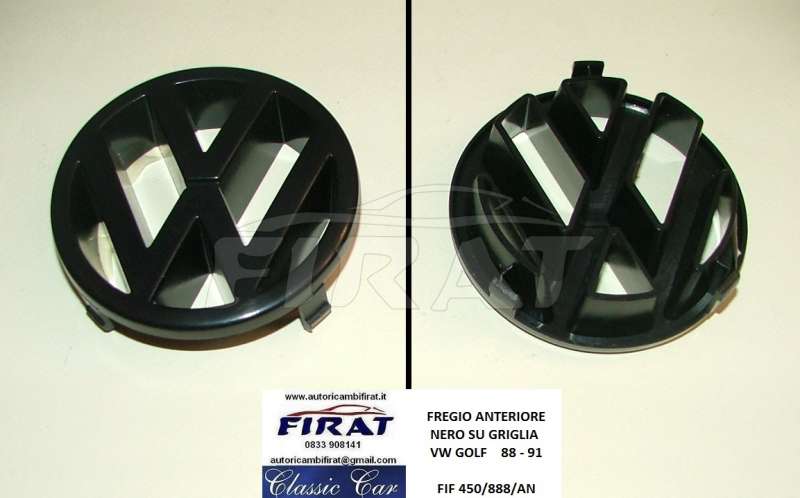 FREGIO GRIGLIA VW GOLF 88 - 91 ANT. NERO